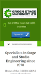Mobile Screenshot of greenstagemachinery.com